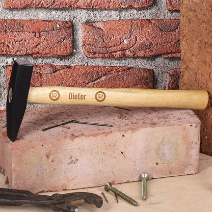 Gravierter Hammer zum Geburtstag