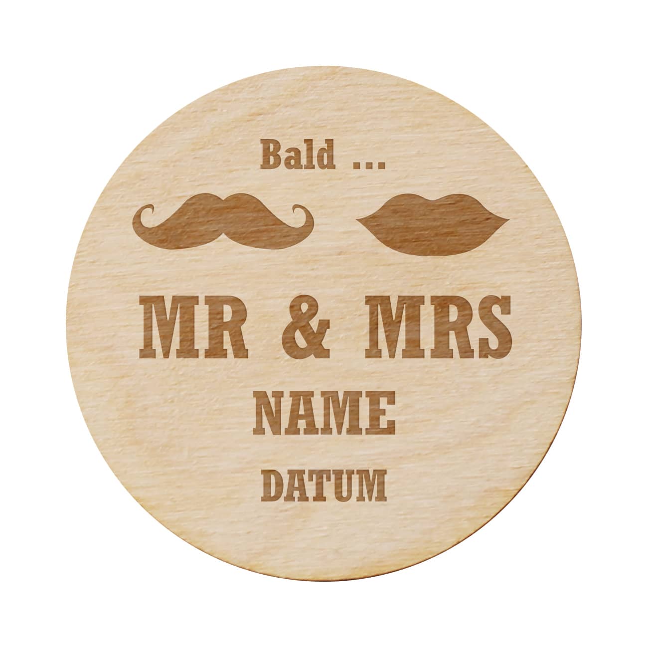 Persönlich für Sie mit Name und Datum graviert