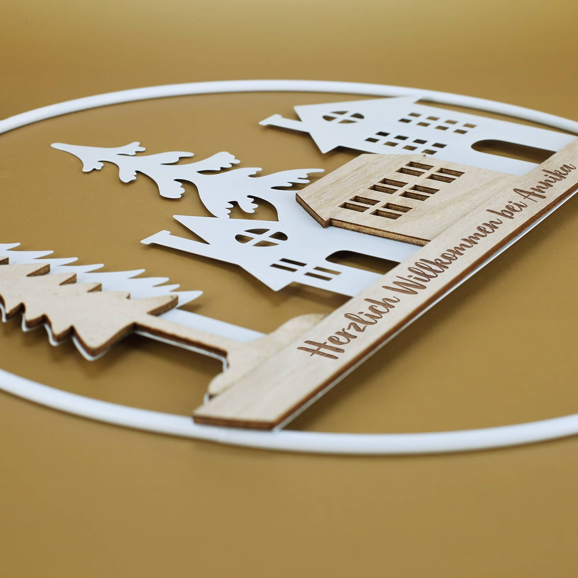 Mit Name nach Wunsch graviert