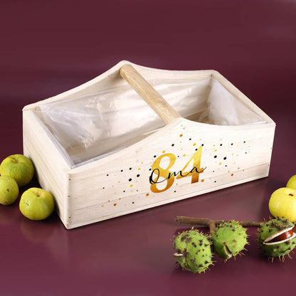 Mit Folie ausgekleidet