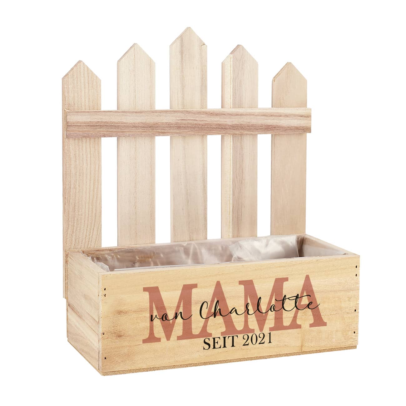 Persönliche Pflanzkiste für die beste Mama