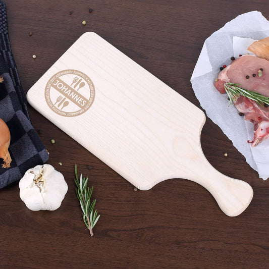 personalisiertes Frühstücksbrett