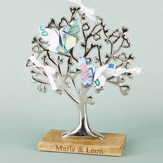 Geldgeschenk zur Hochzeit - Baum der Liebe