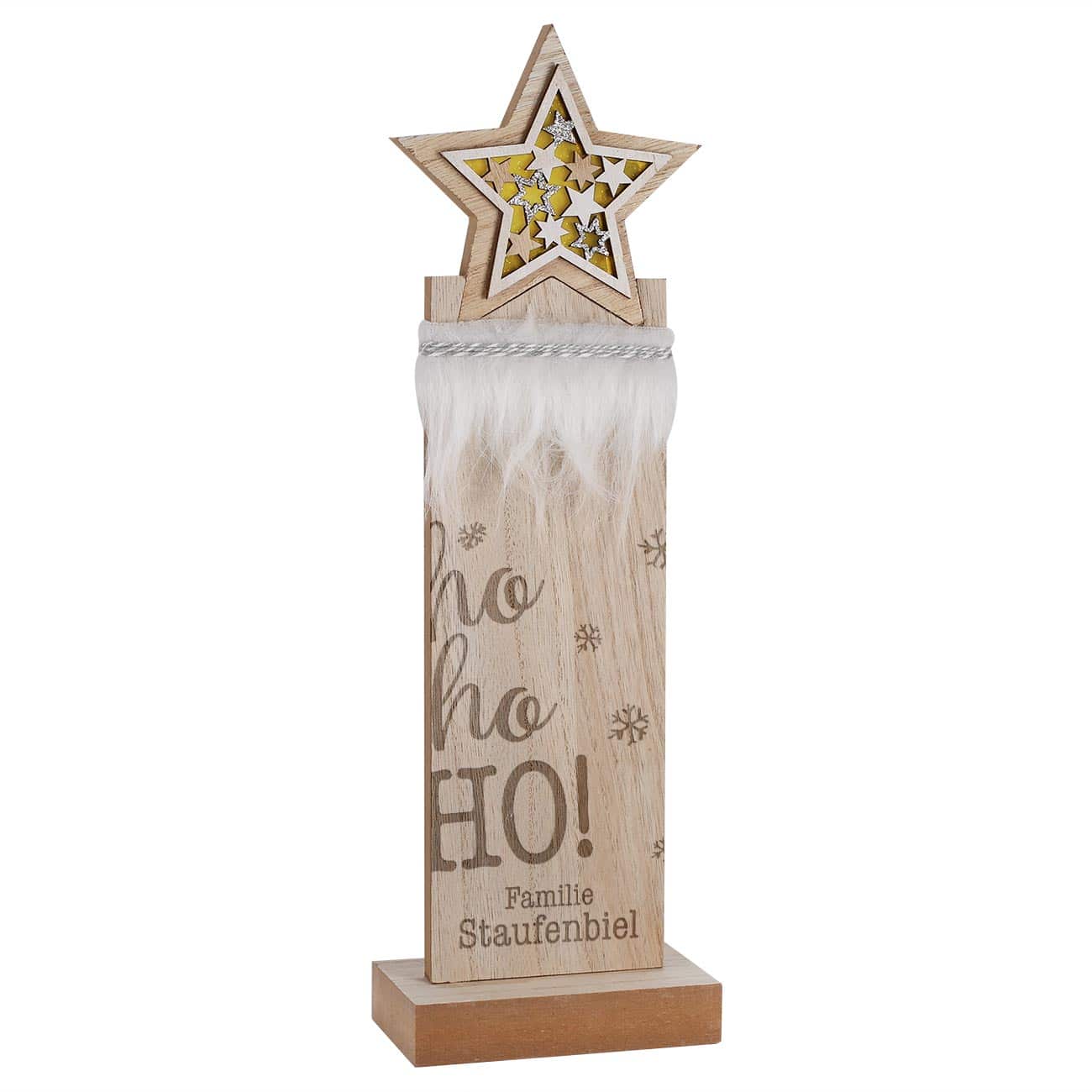 Mit weihnachtlicher Gravur