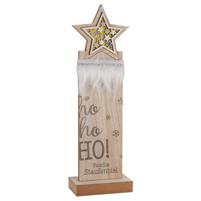 Mit weihnachtlicher Gravur