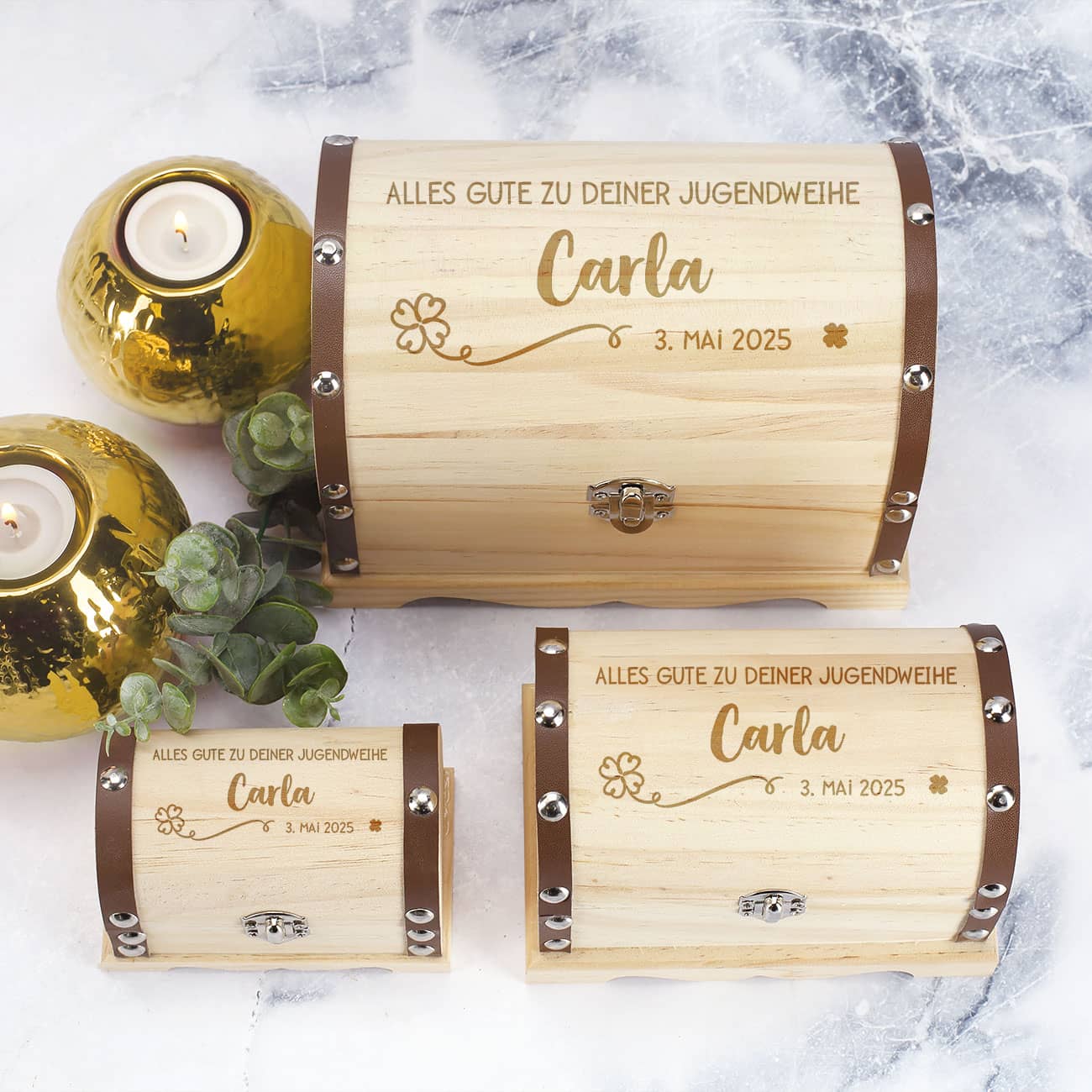 Mit Name & Datum graviert