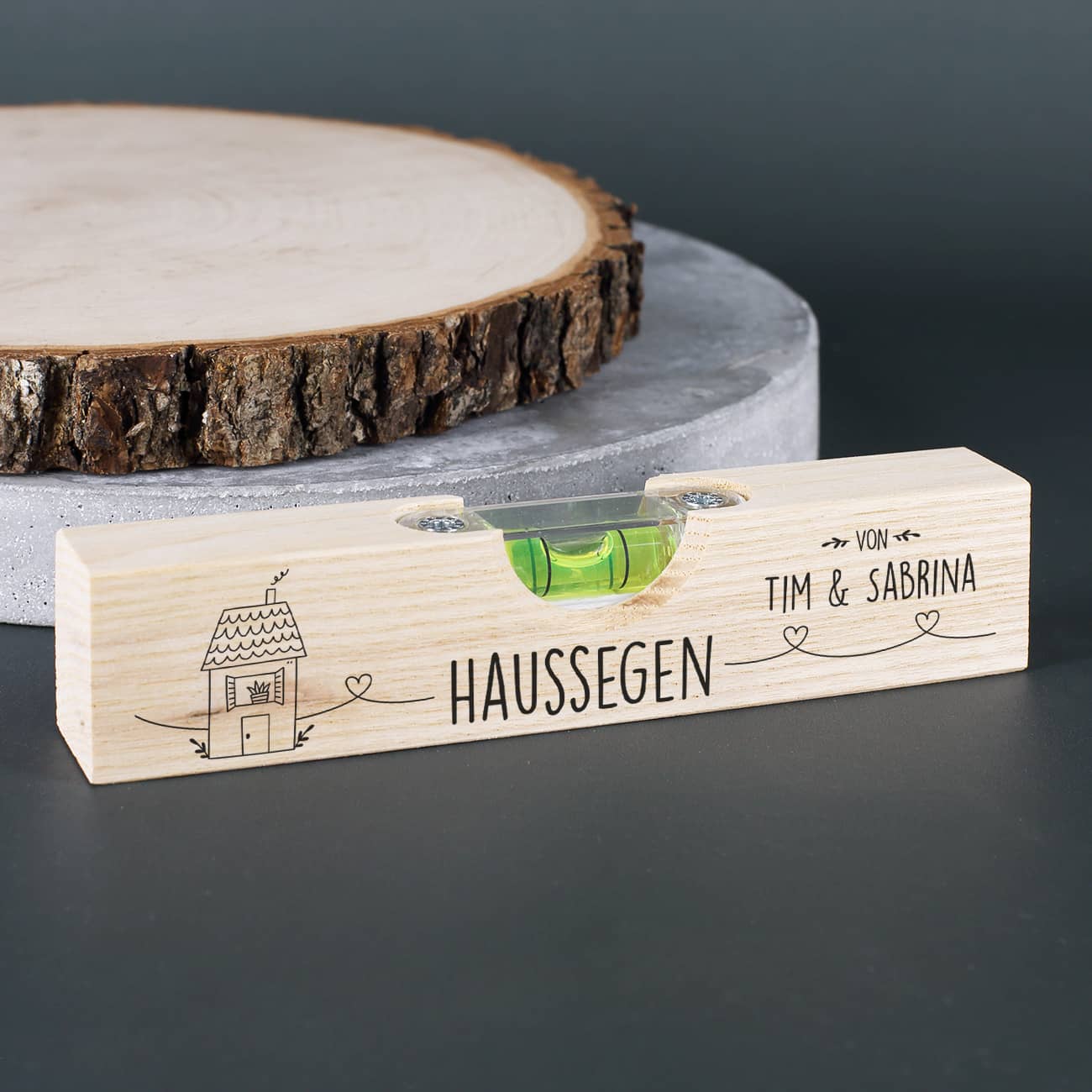 Personalisierte Wasserwaage