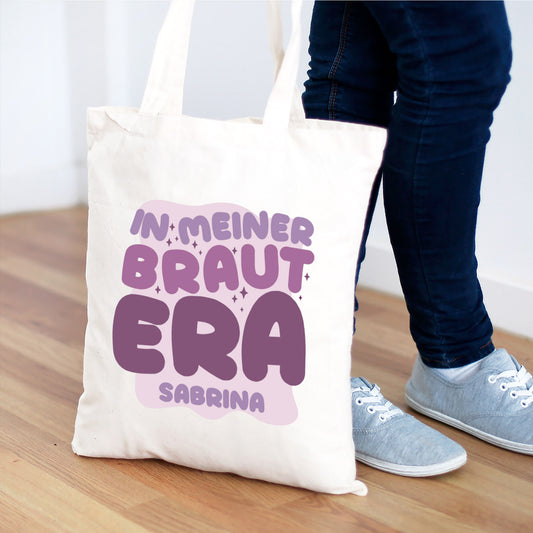 Beutel "In meiner Braut Era" mit Wunschname