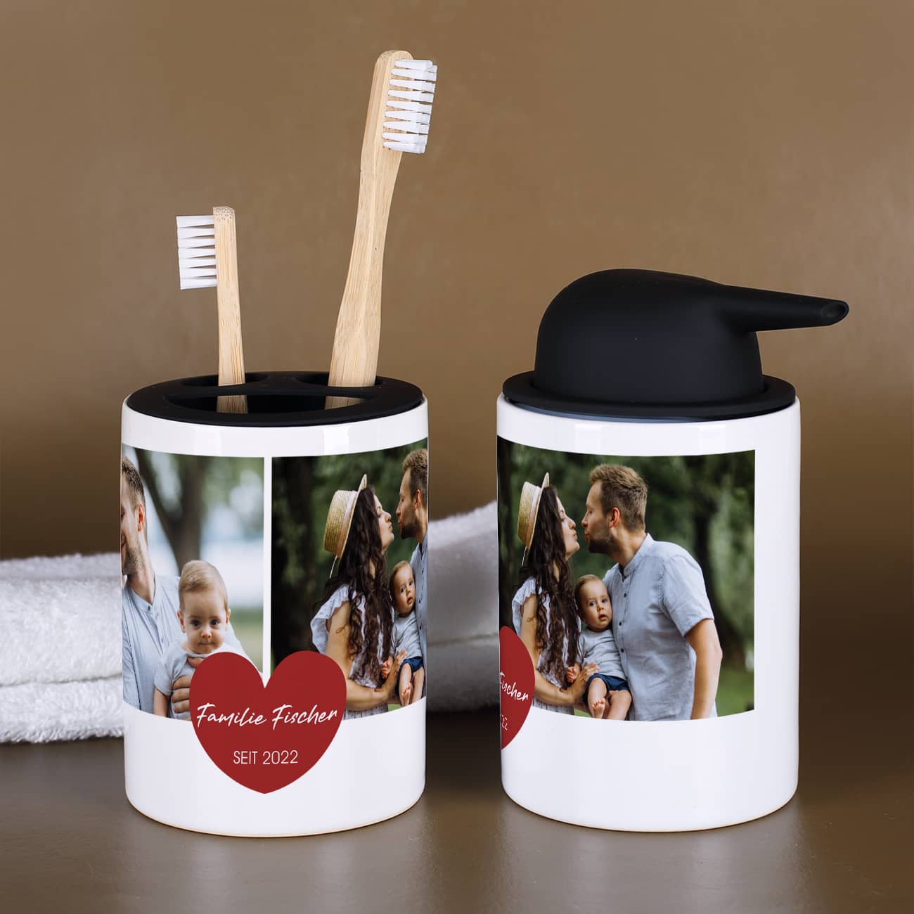 Persönliches Badset als Geschenk zum Einzug