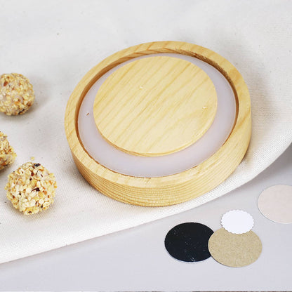 Holzdeckel mit Gummidichtung