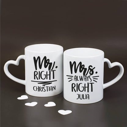 Paartassen als Geschenk zur Hochzeit