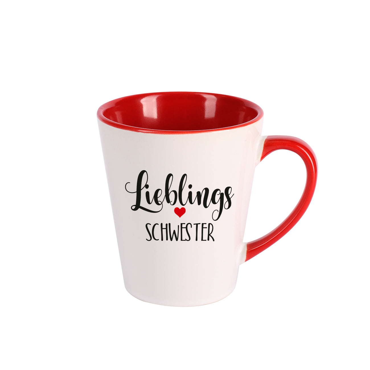 Tasse für den Lieblingsmenschen mit Wunschtext und Herz