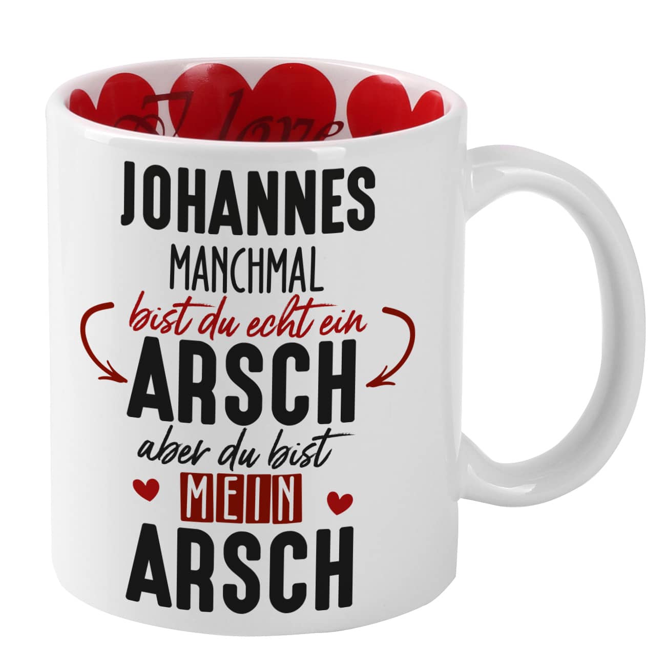 Mit Name personalisiert