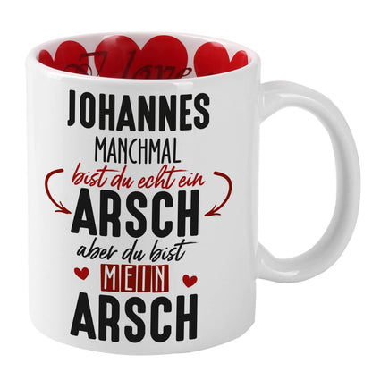 Mit Name personalisiert