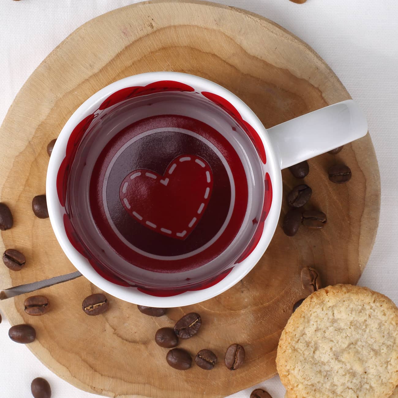 Ich liebe dich für immer - Tasse zum Valentinstag mit Namensaufdruck