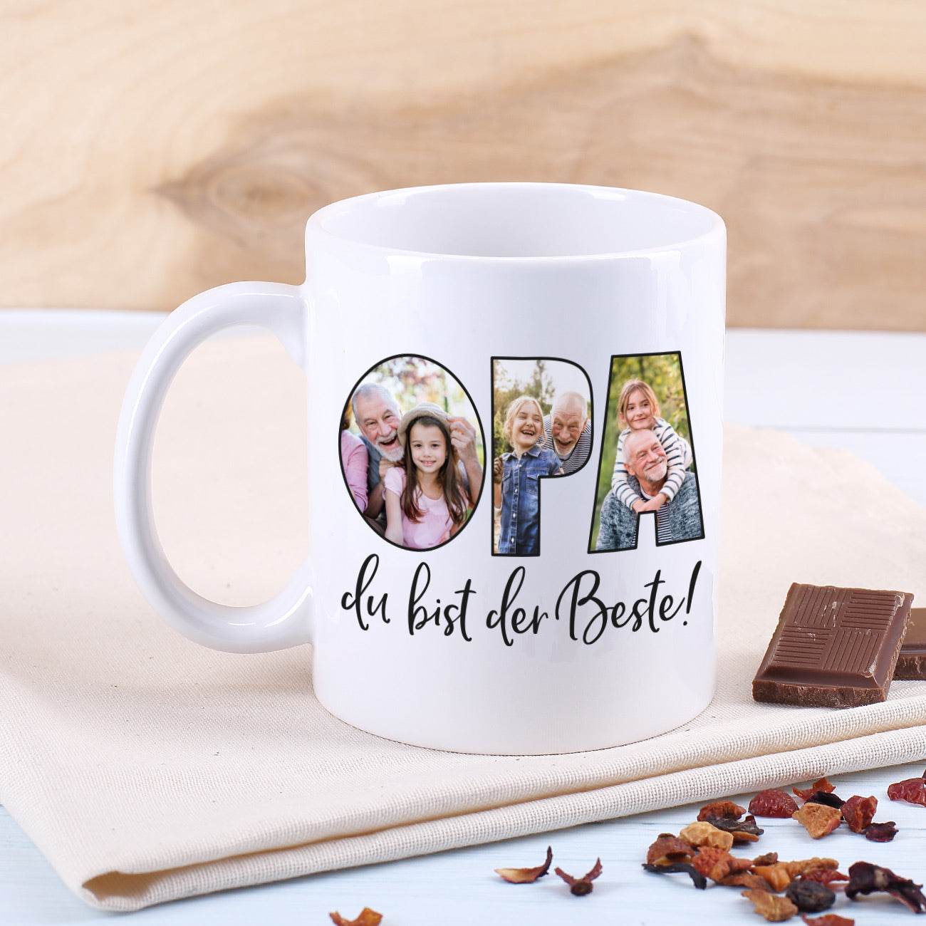Fototasse für den besten Opa