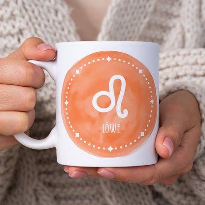 Individuell gestaltete Sternzeichen-Tasse