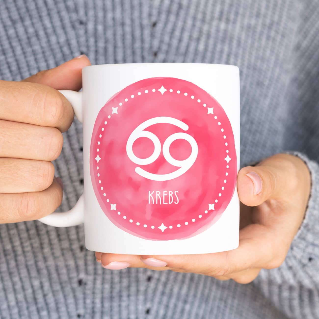 Persönlich bedruckte Tasse für Astrologie-Enthusiasten