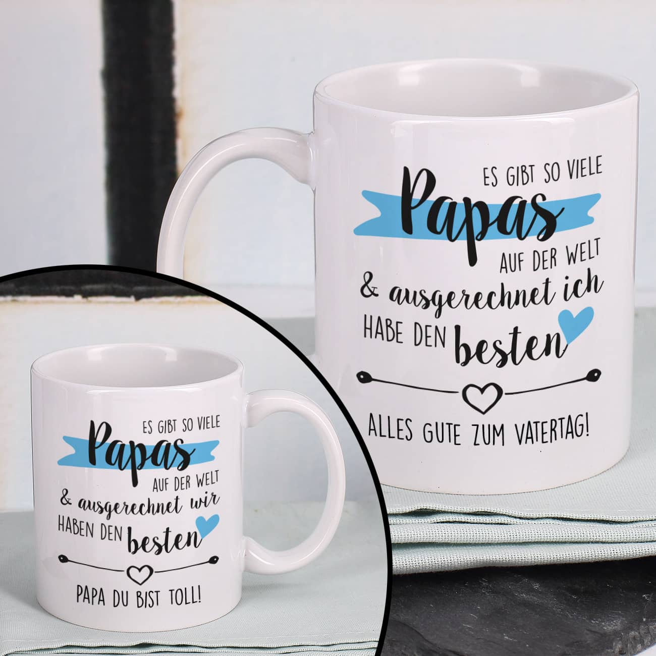 Eine tolle Geschenkidee für die Papas von Einzel- und Geschwisterkindern