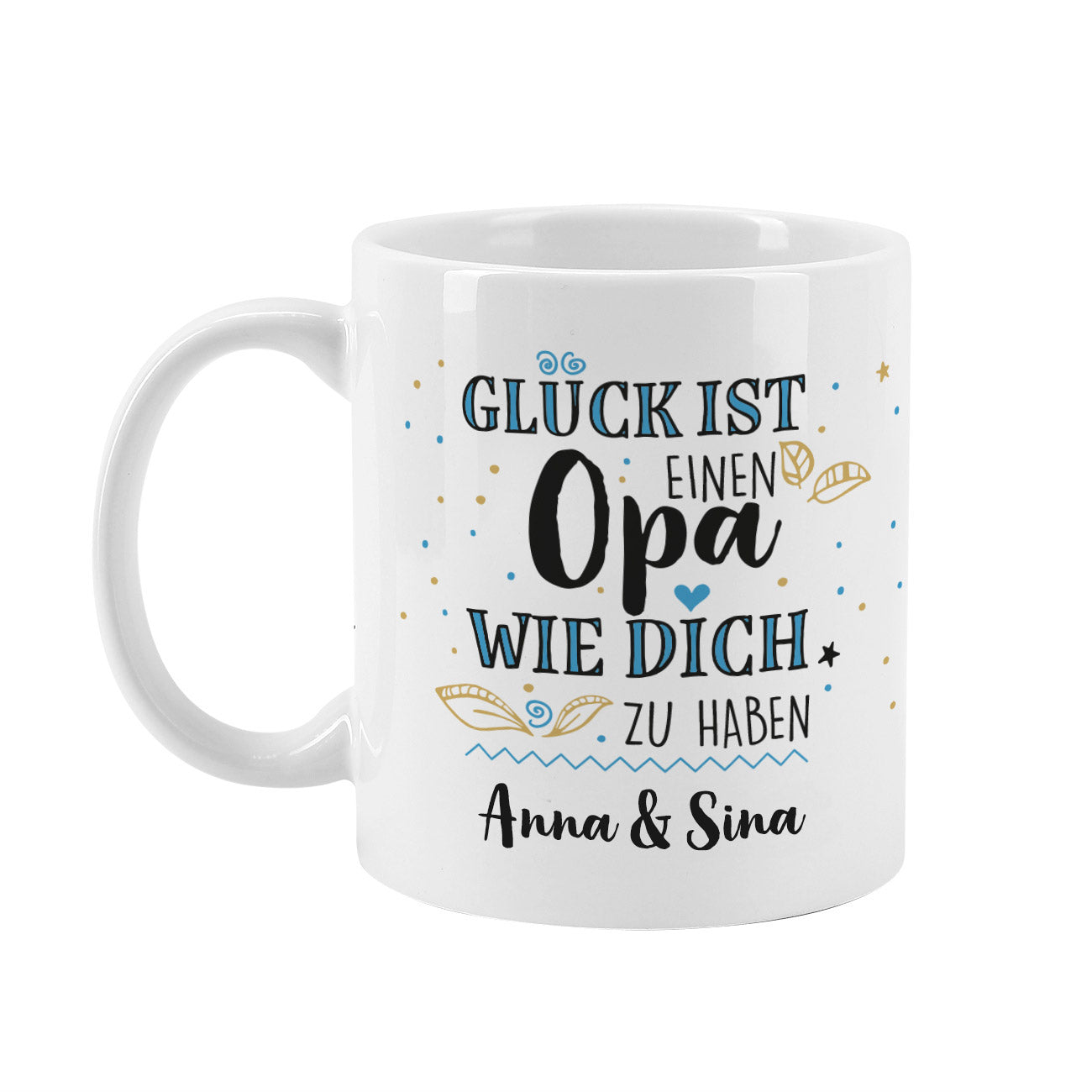 Tasse für Opas mit Wunschtext
