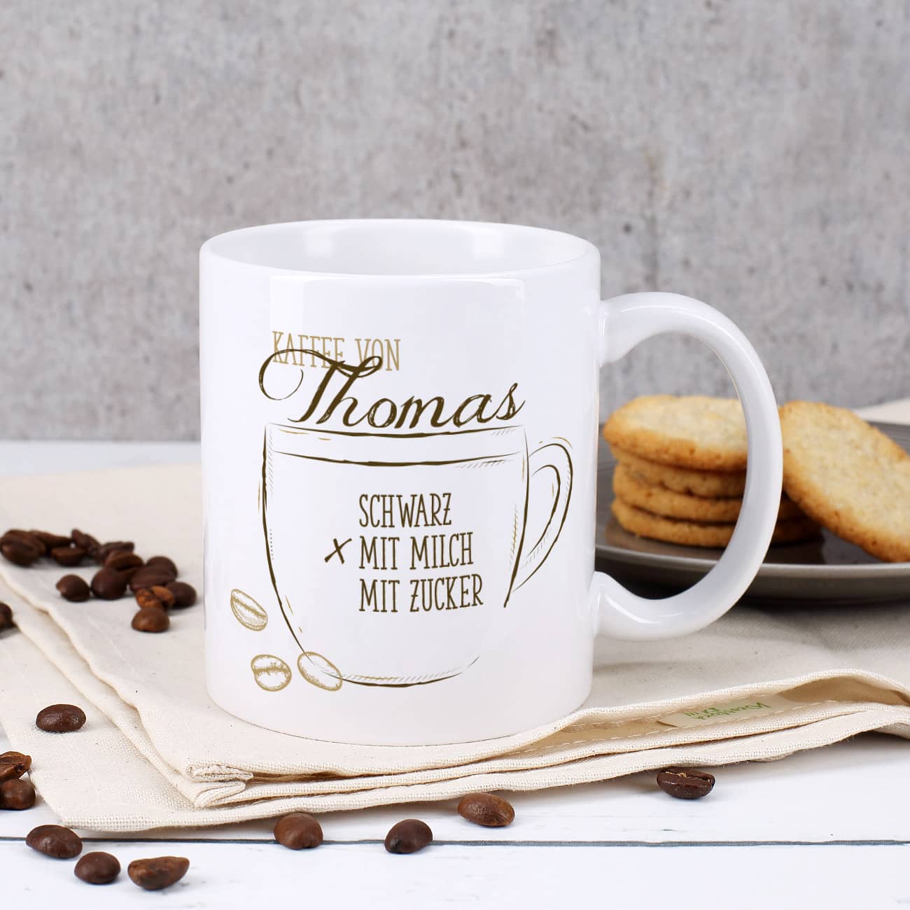 Tasse für Ihren persönlichen Lieblingskaffee