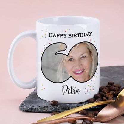 Fototasse zum 60. Geburtstag 