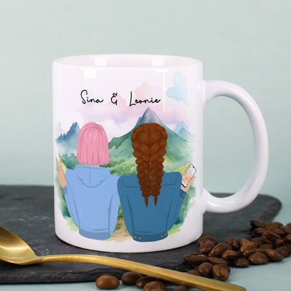 Beste Freundinnen Tasse zum gestalten