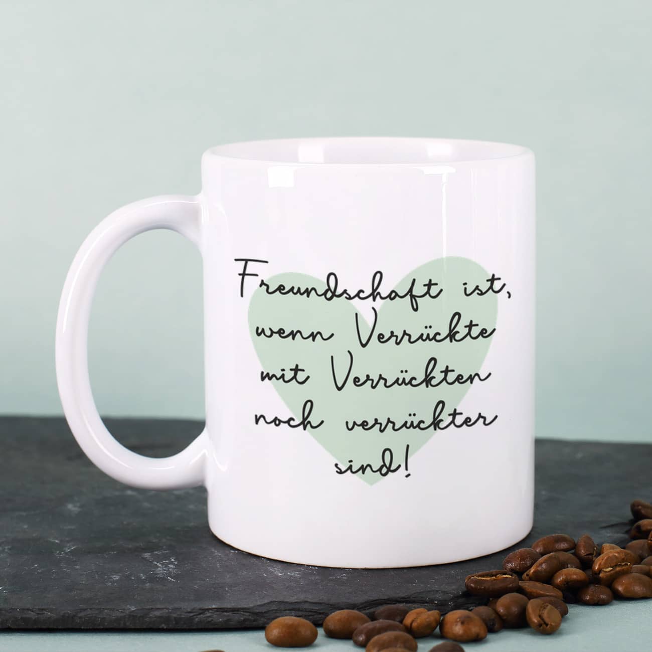 Freundinnen Tasse mit vielen verschiedenen Sprüchen