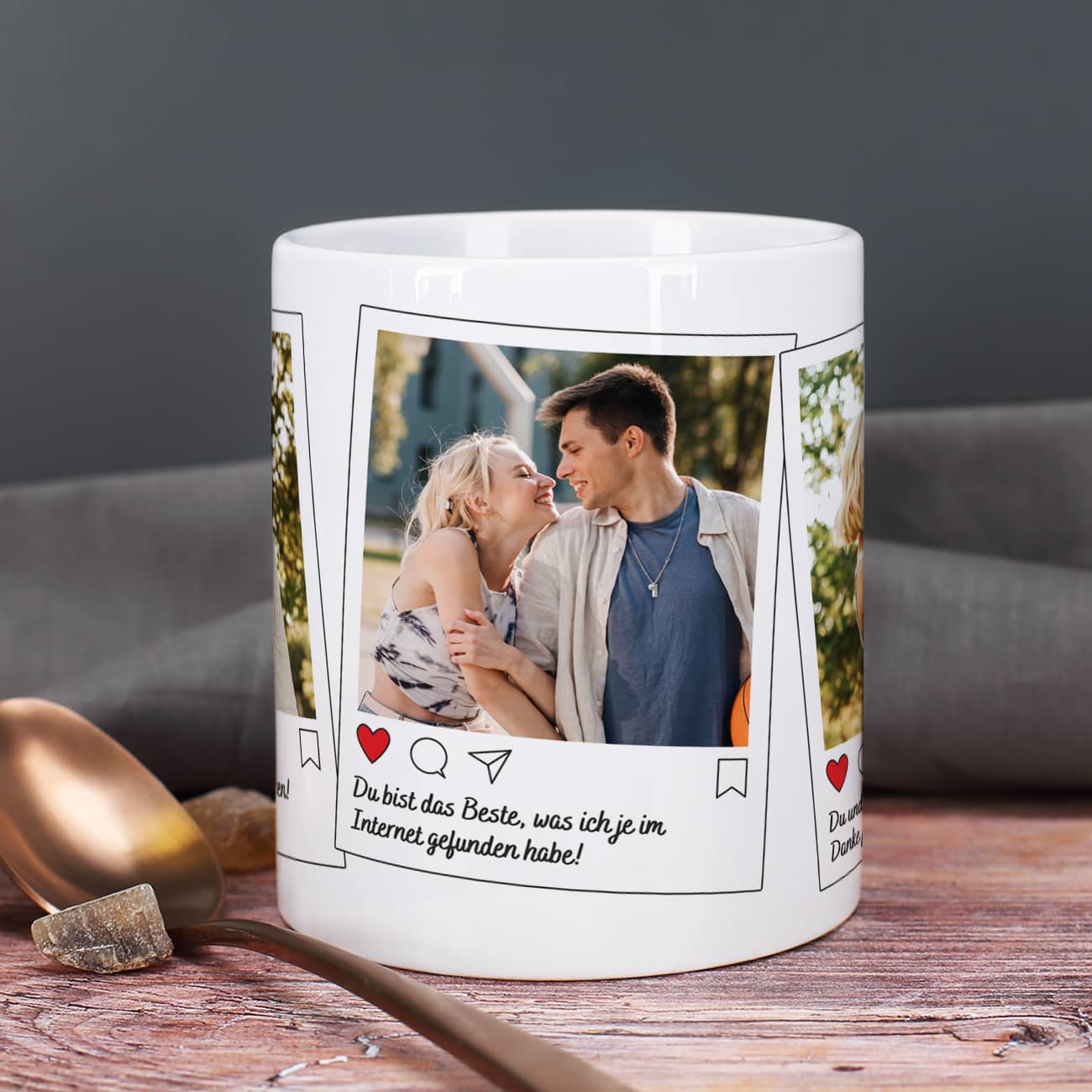 Instagram Post Tasse für romantische Anlässe