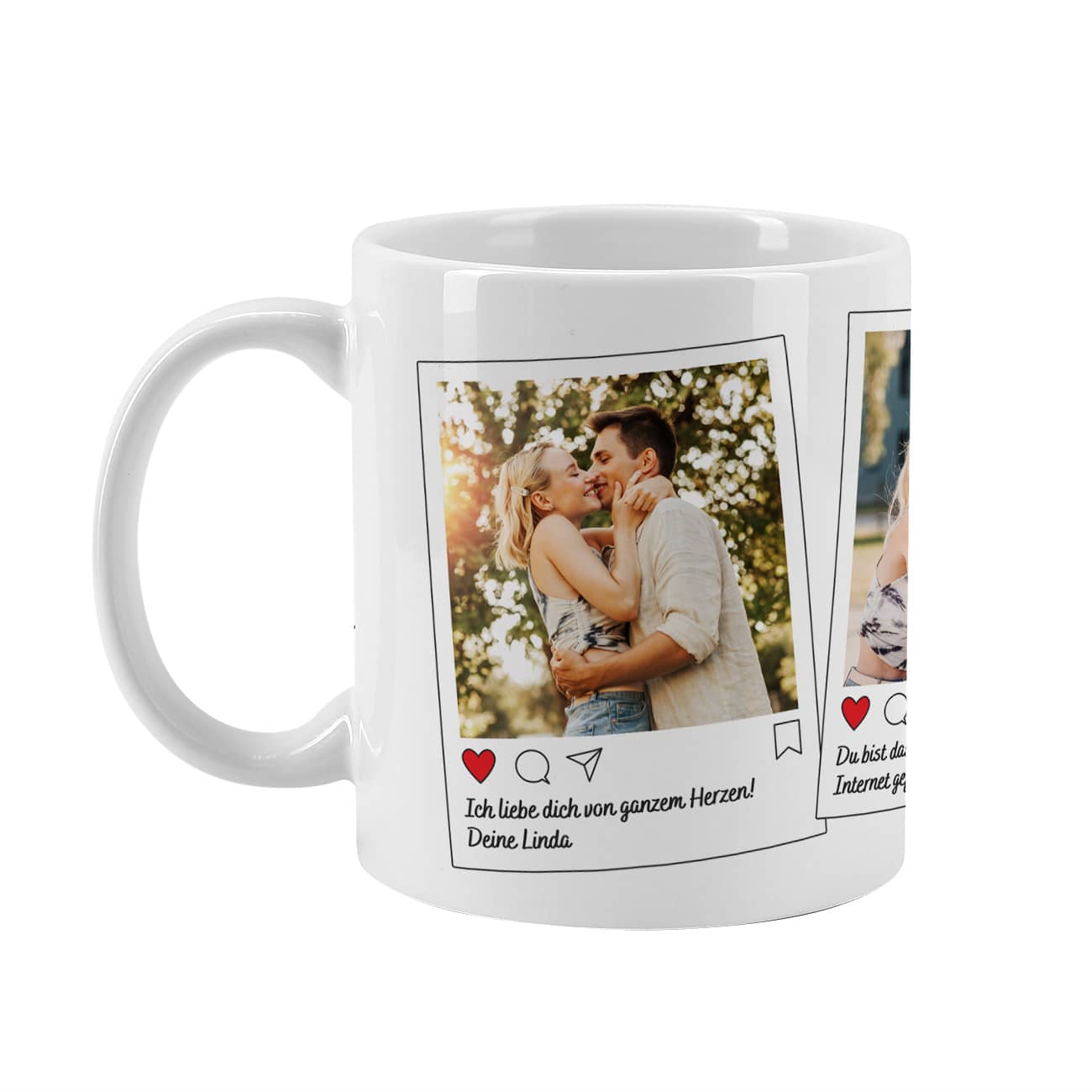 Mit Fotos & Text personalisiert