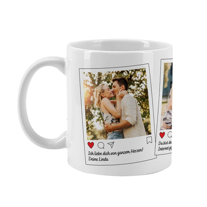 Mit Fotos & Text personalisiert