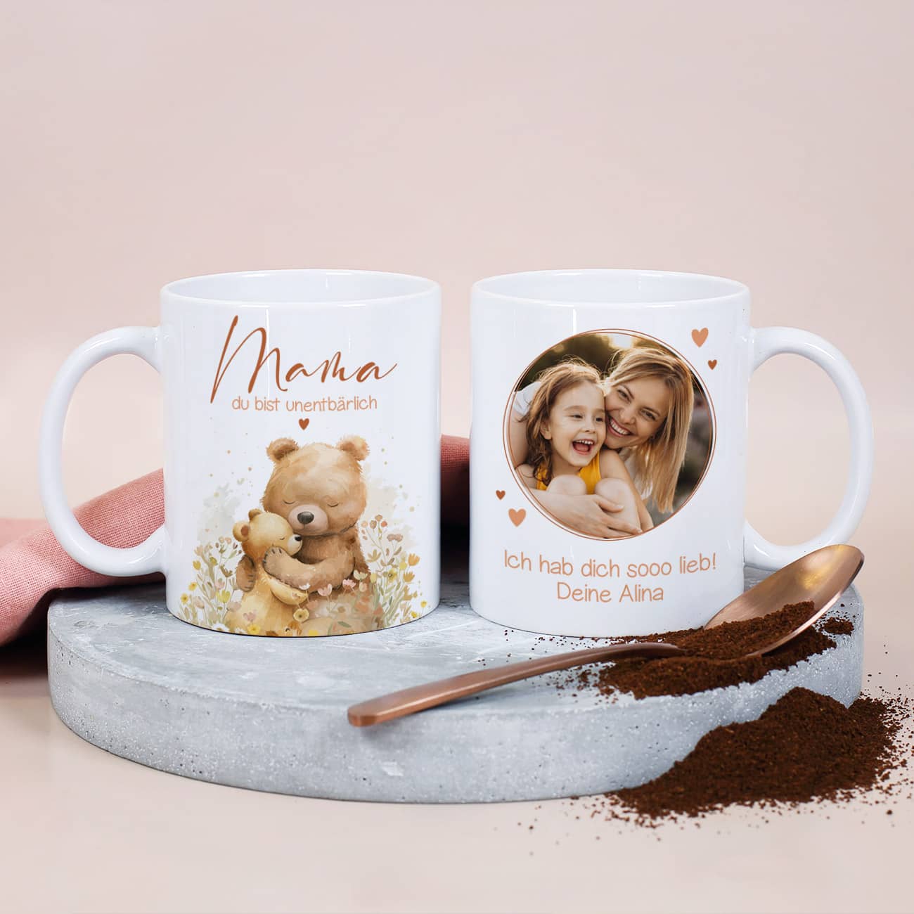 Mama, du bist unentbährlich - mit Foto & Text nach Wunsch