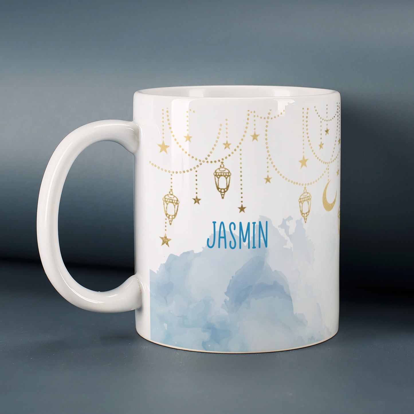 Personalisierte Tasse – Ramadan Geschenk mit Laternen & Mondsichel