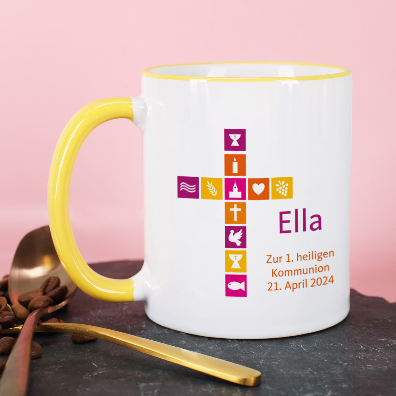 Tasse Mädchen Taufe, Kommunion, Konfirmation 