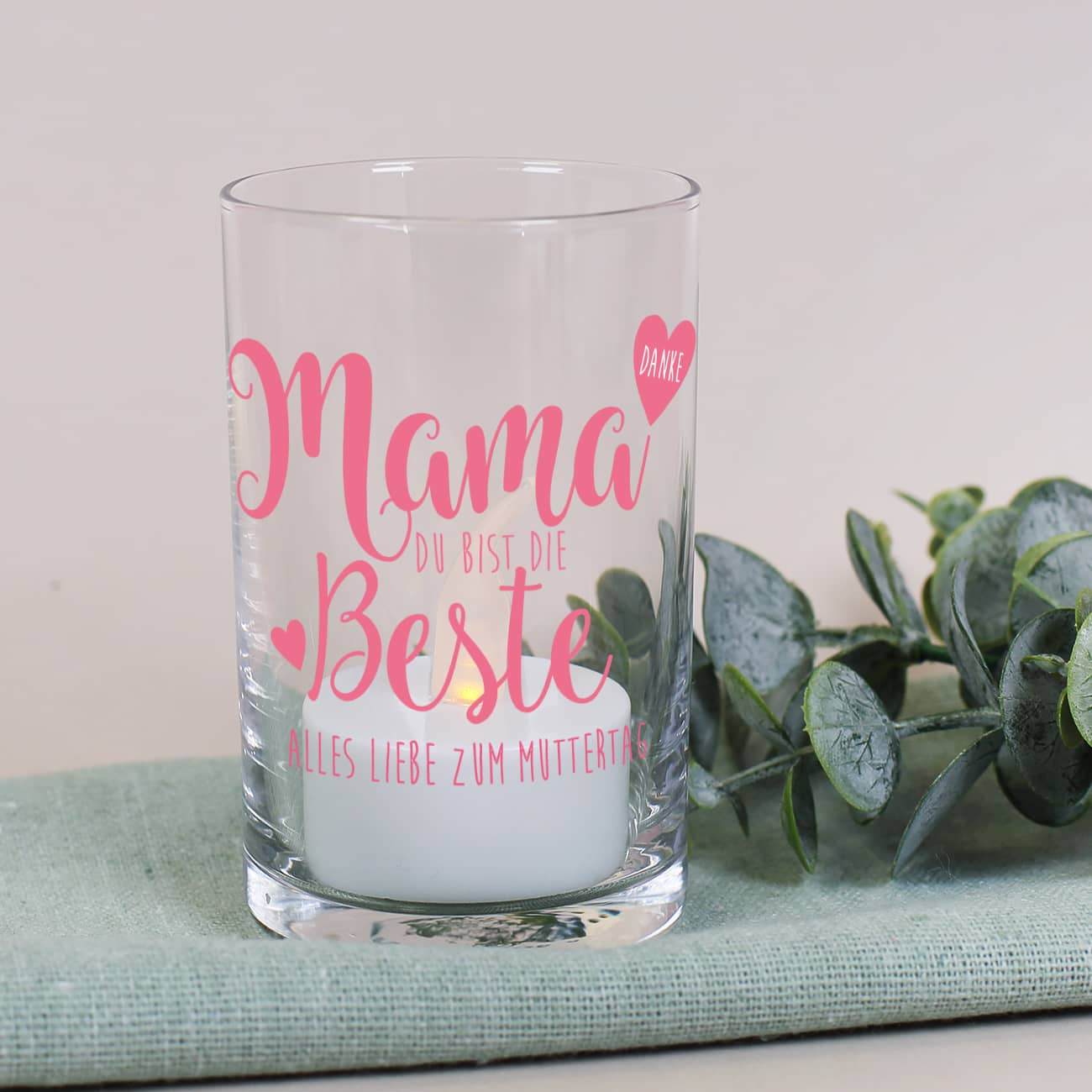 Mama du bist die Beste! mit Text personalisiert