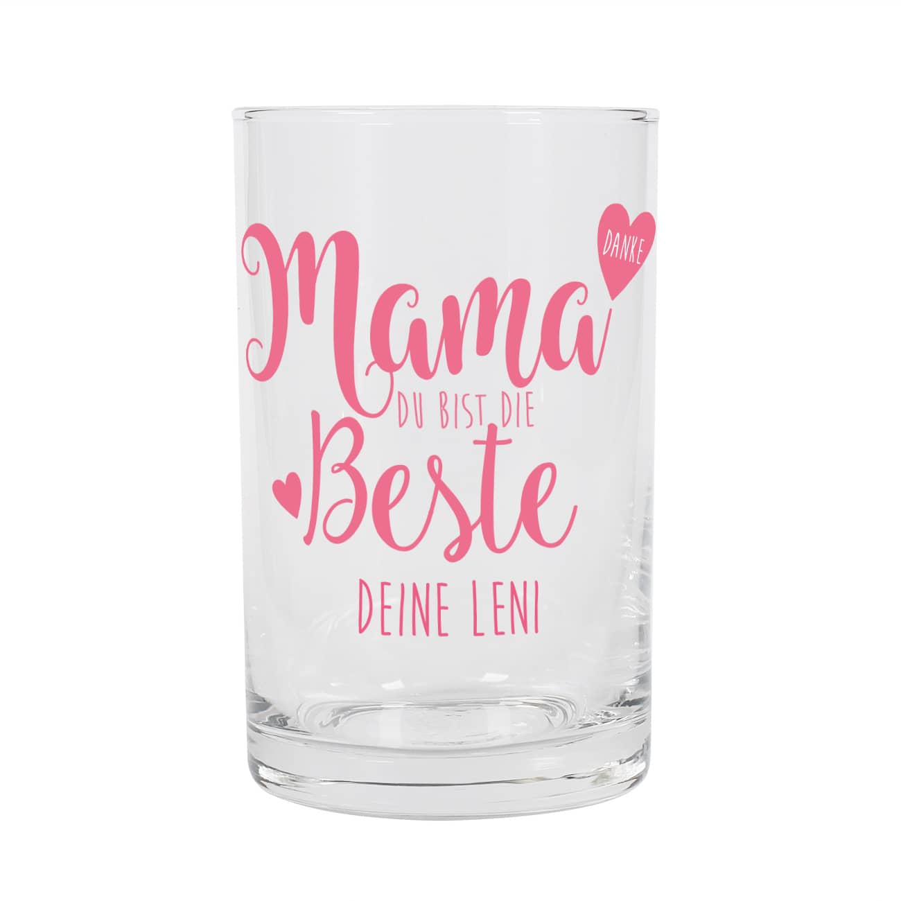 Mit Text nach Wunsch bedruckt