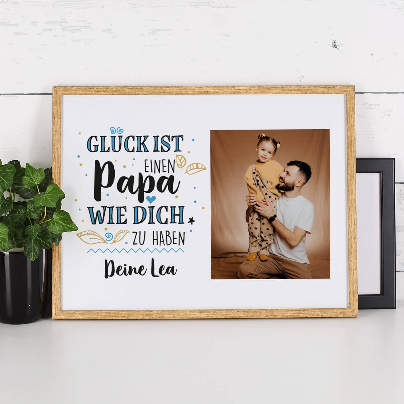 Persönlicher Fotorahmen für den Papa