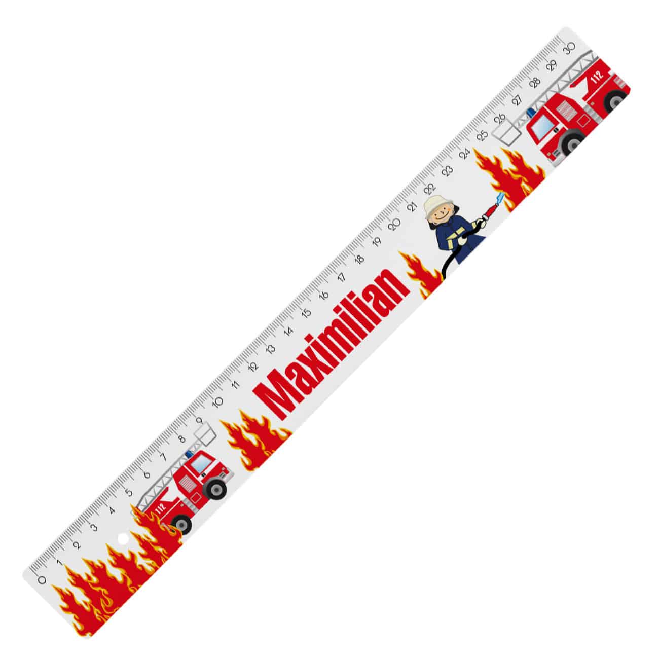 30 cm Lineal mit Name personalisiert