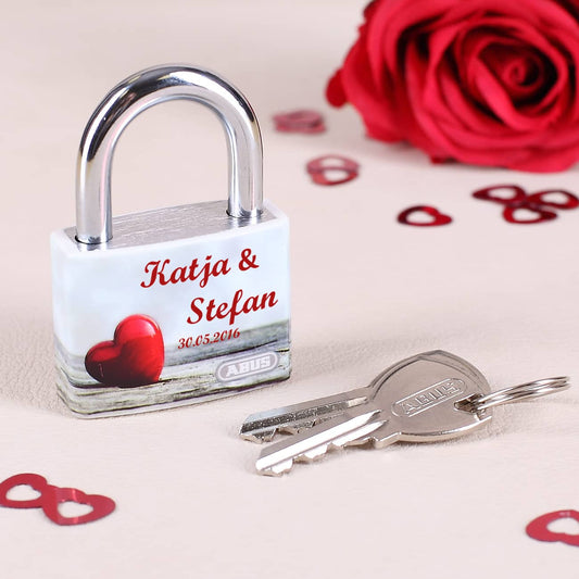 bedruckt mit Wunschnamen und Datum