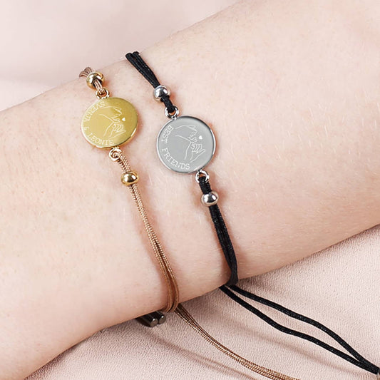 Freundschaftsarmband in Gold oder Silb