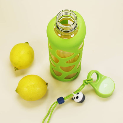 Grüne Trinkflasche für Kinder mit Personalisierung