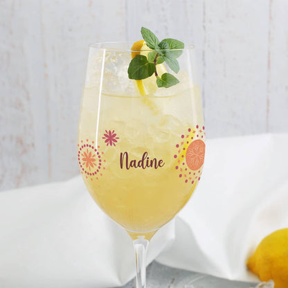 Weinglas von Leonardo mit Name personalisiert