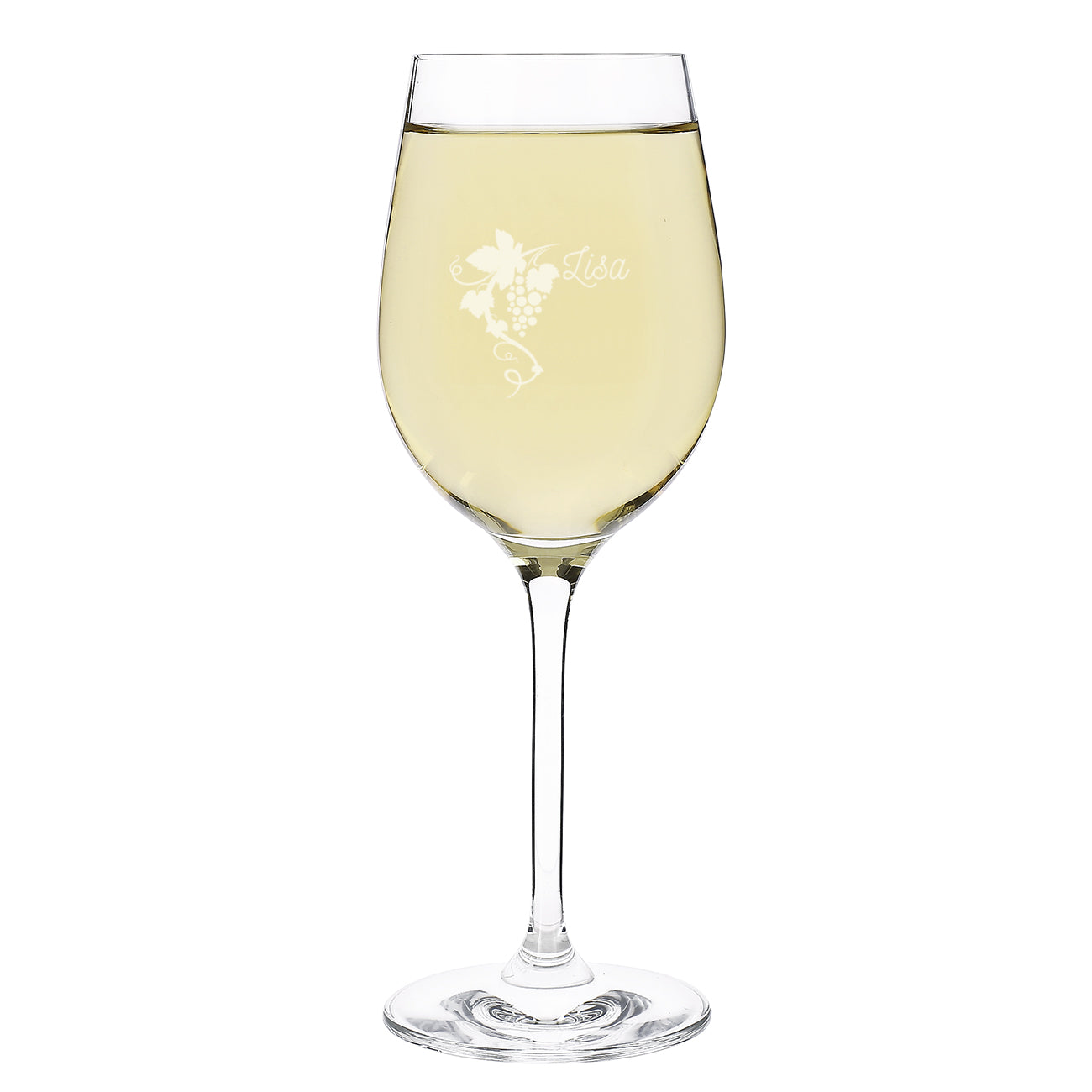 Leonardo Weißweinglas mit Namensgravur