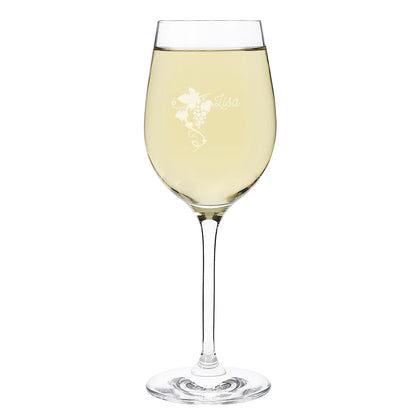 Leonardo Weißweinglas mit Namensgravur