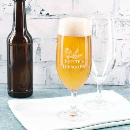 Leonardo Pilstulpe mit graviertem Namen