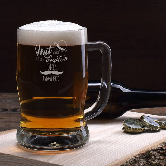 Bierseidel für den besten Opa
