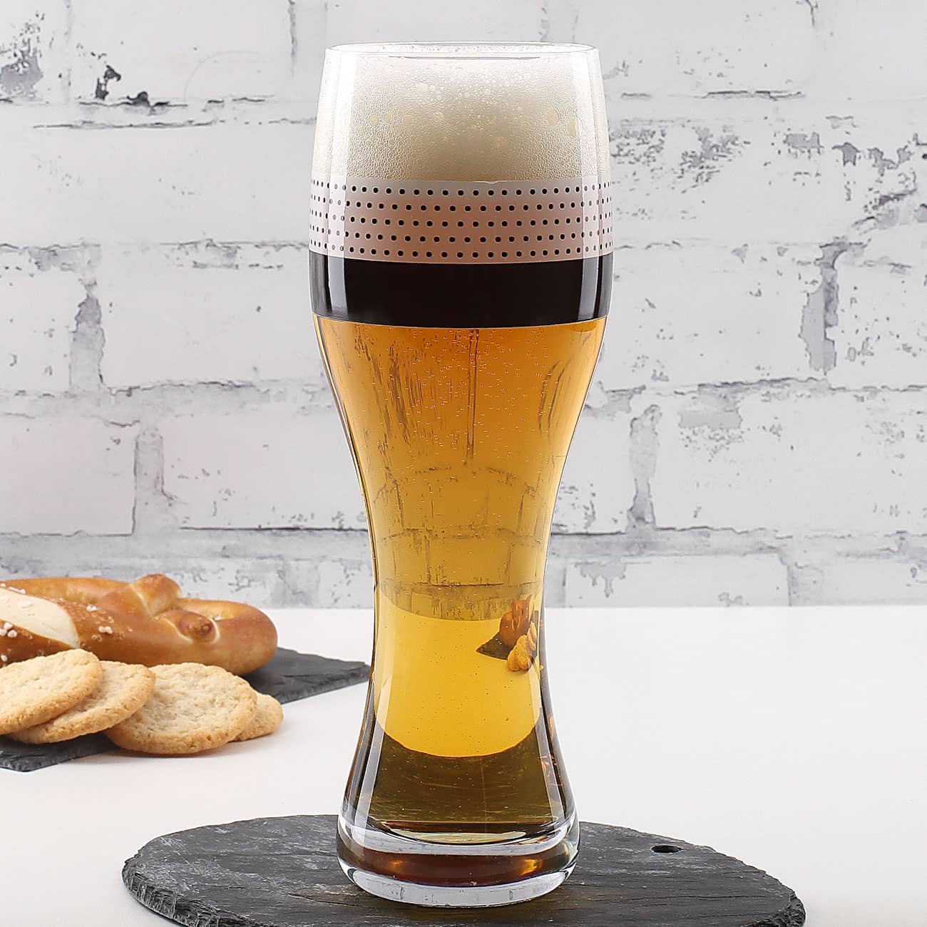 Motiv rundherum gedruckt