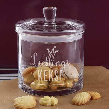 Lieblings... Glasdose von Leonardo mit Wunschgravur
