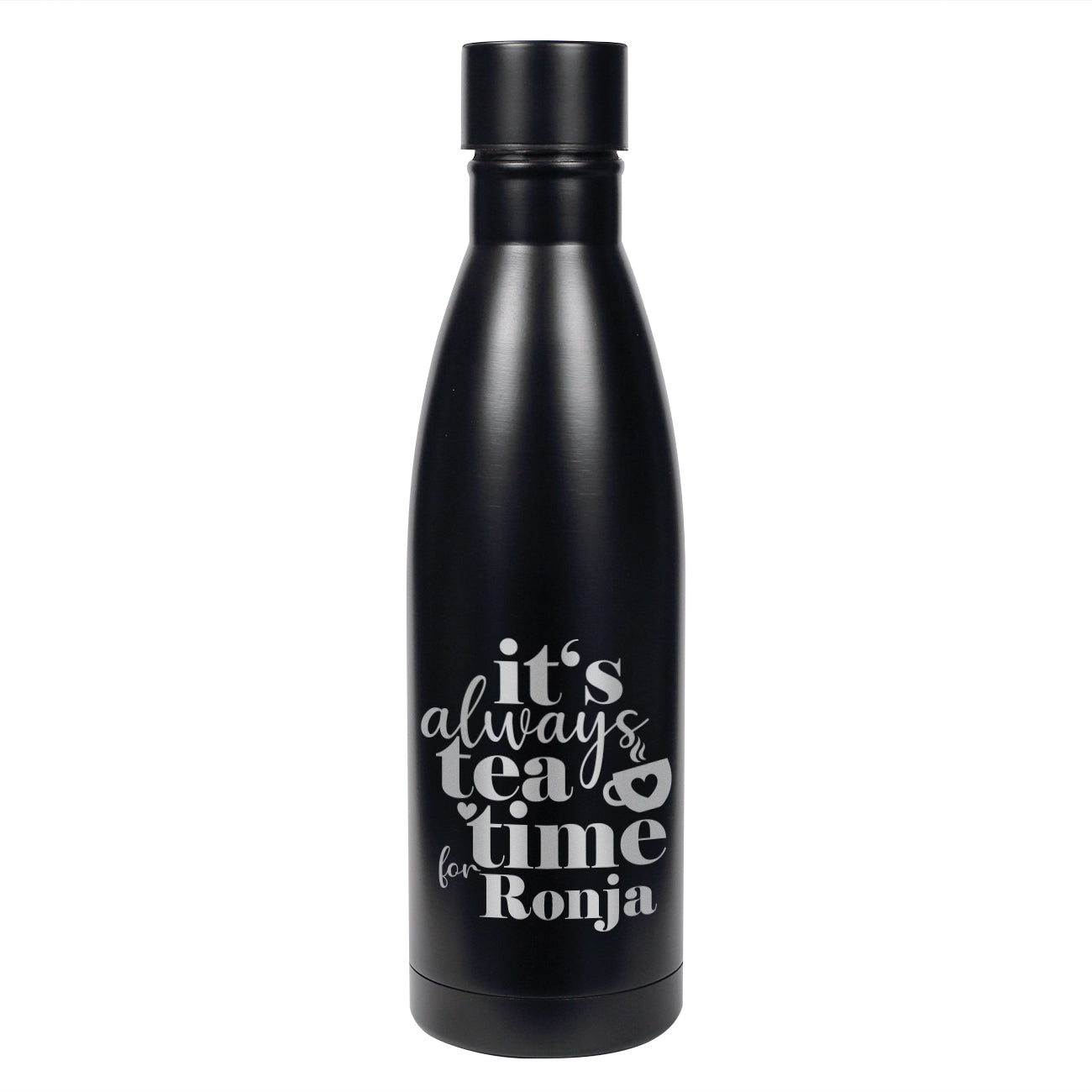 Thermosflasche - it's always tea time for - mit Namensgravur