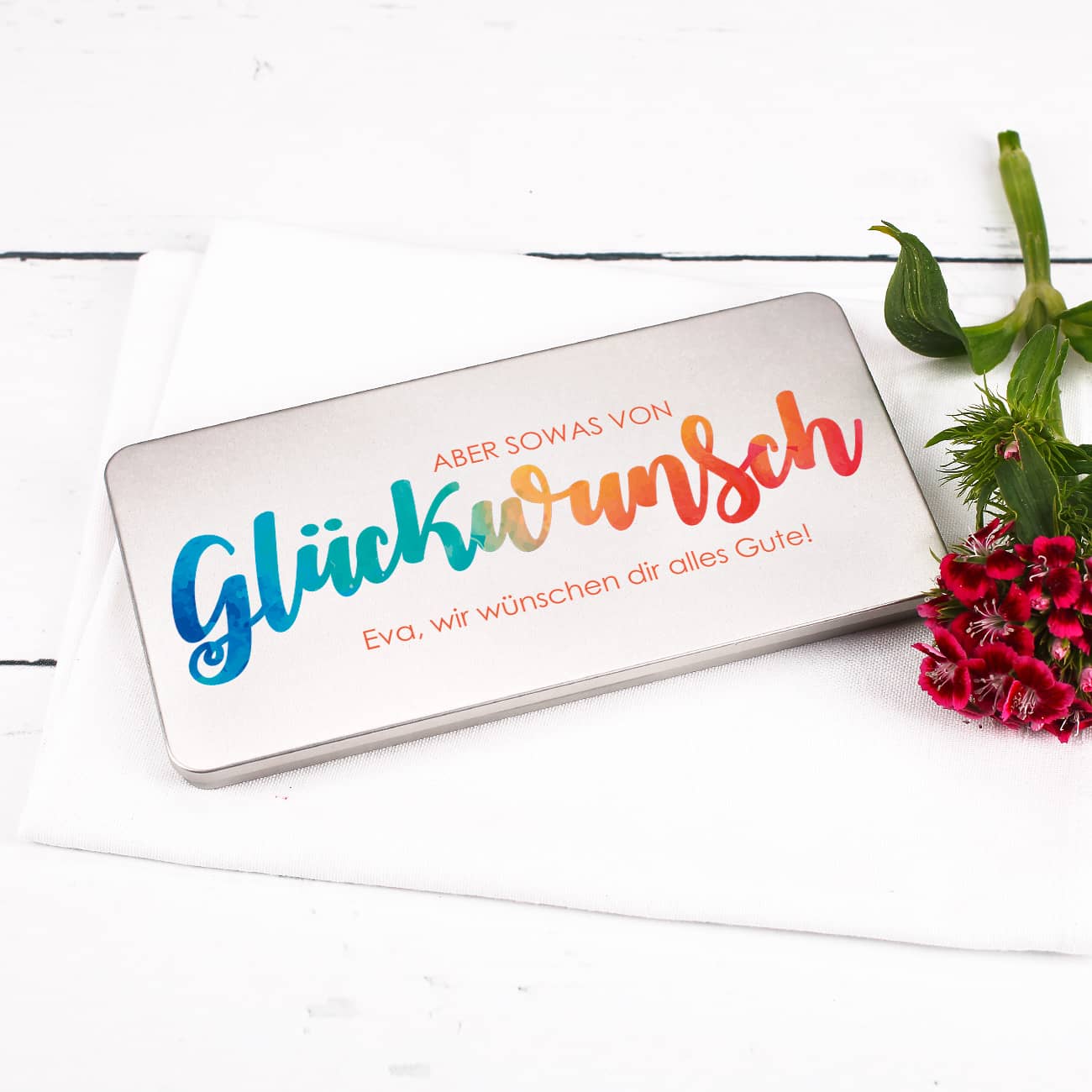 Blechdose - Aber sowas von Glückwunsch